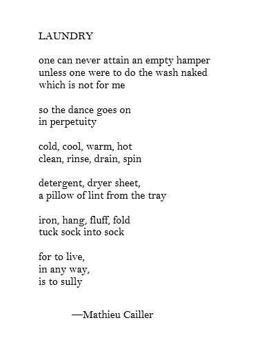 writesfromla's tweet photo. "Laundry"  -- poem of the week at Sims Library of Poetry. Check out all the  amazing things this L.A.-based organization is up to! Thanks to Karo Ska, editor. https://t.co/tcX3cr6MMc