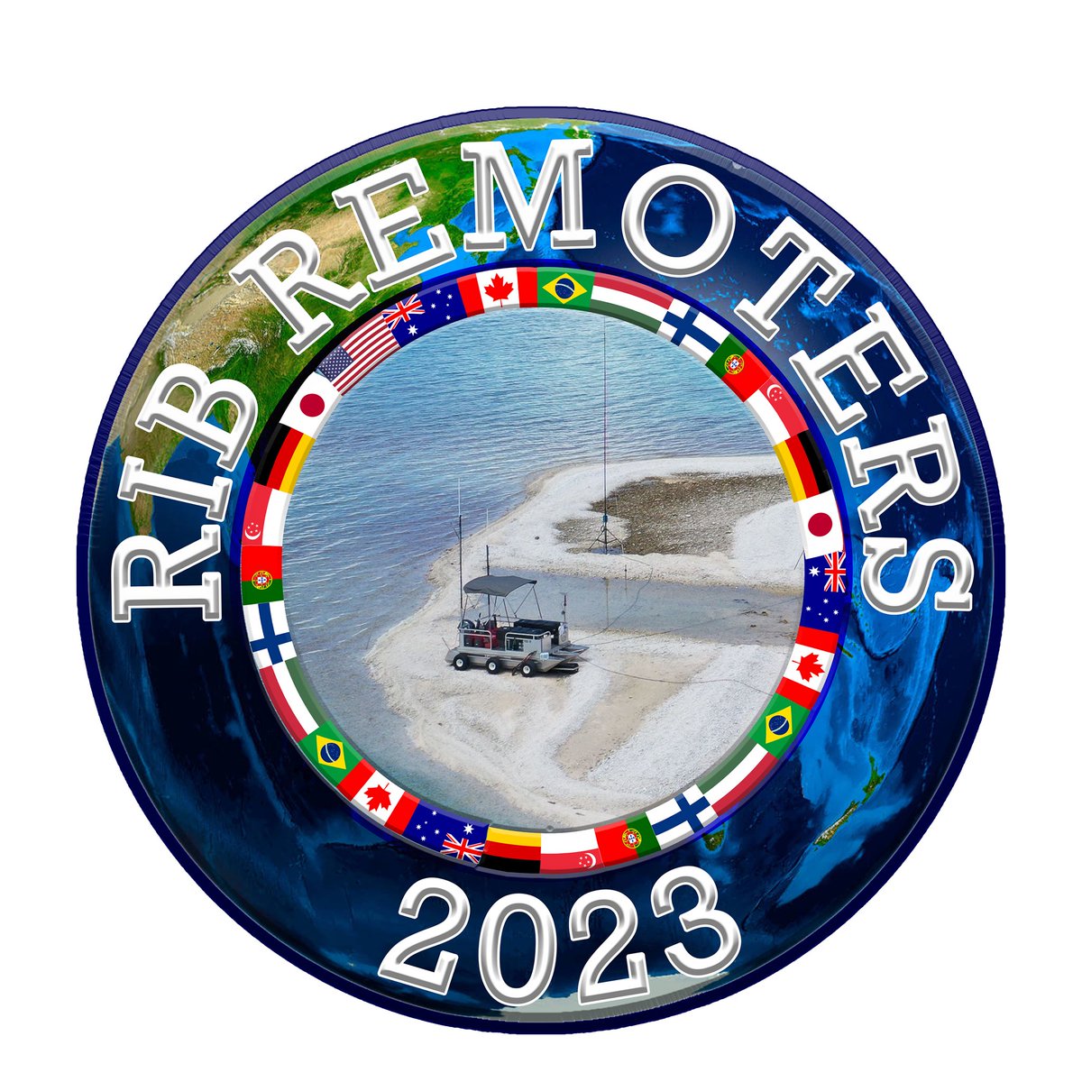 KL2A's tweet image. E51D is On the Air! More radios come on ~ 0200z. 

This is the Logo for the RIB and nature of the Remote Operation. A FB team of ops together again for another DXpedition. #hamradio is fun again. CU in the piles. #dxworld #dailydx