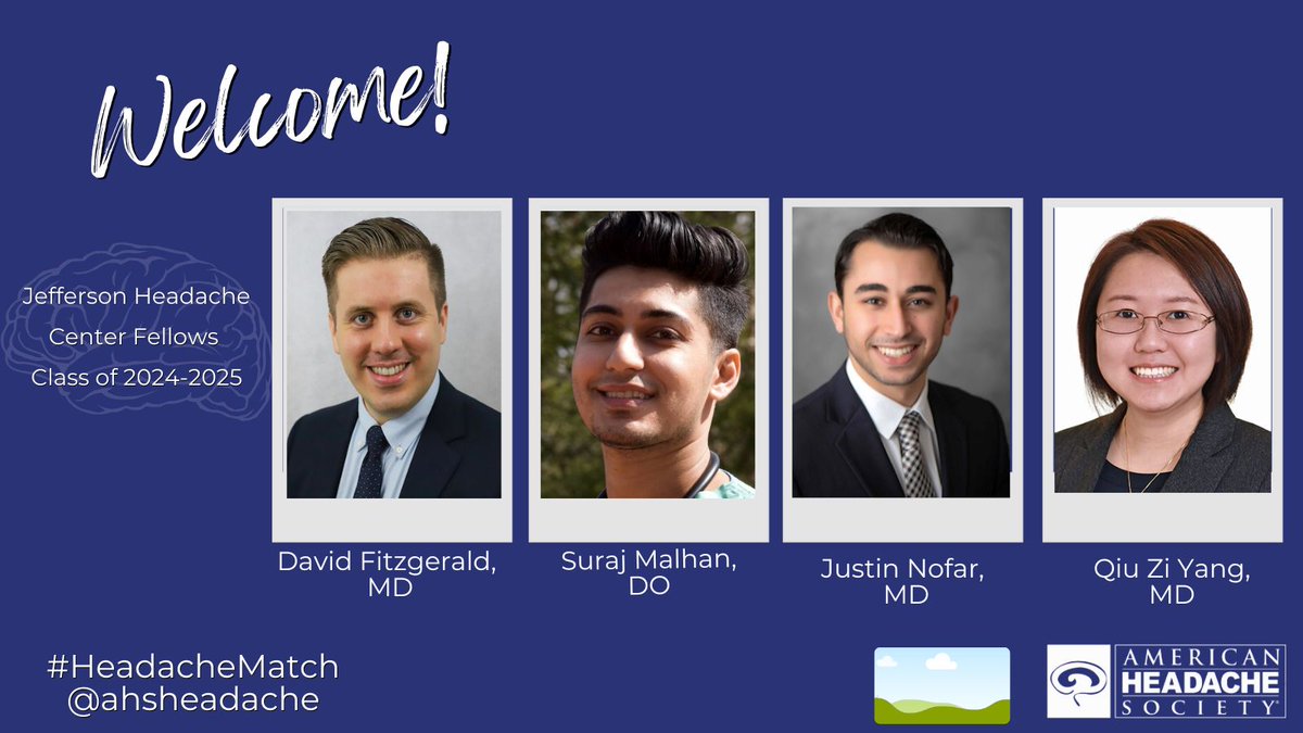 Jeff Headache Ctr (@jeffheadachectr) on Twitter photo It’s a match! Congratulations to our 2024-2025 Class of Fellows. See you in July 2024! <a href="/ahsheadache/">American Headache Society</a> #HeadacheMatch It’s a match! Congratulations to our 2024-2025 Class of Fellows. See you in July 2024! <a href="/ahsheadache/">American Headache Society</a> #HeadacheMatch