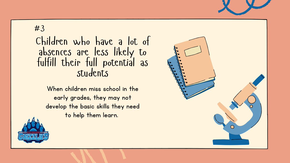 #3 Children who have a lot of absences are less likely to fulfill their full potential as students. 
#RiseUp