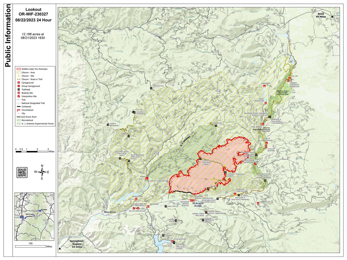 OSFM's tweet photo. We can't thank the Oregon fire service enough for the great work they do! 

Here is the latest update on the #LookoutFire in Lane County. 

BLOG: https://t.co/pzLD9dY4Xm

#Wildfire #Oregon #ORWx https://t.co/Nqsb9kfTFX