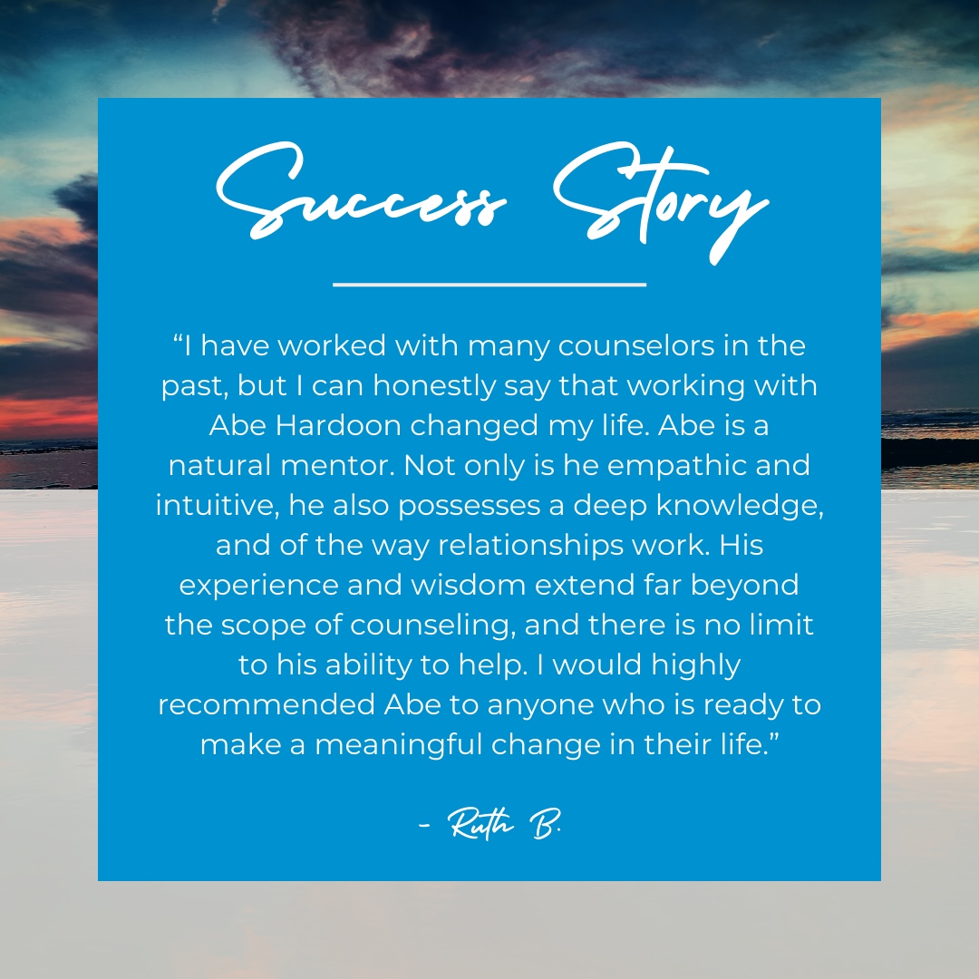 Are you ready to embark on a similar journey of self-discovery and growth?

If you're seeking positive change in your life, I invite you to book a free 30-minute breakthrough coaching session with me.

With warmth and blessings, Rabbi Abe Hardoon