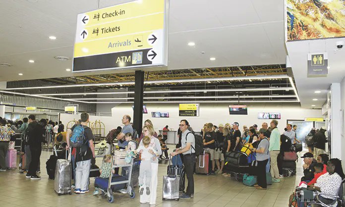 TheNamibian's tweet photo. Qatar Airways, Ethiopian Airways, and also the South African cargo general sales agency and management service provider ATC Aviation have all suspended cargo operations to and from Hosea Kutako International Airport. https://t.co/kJxxjHVvJs https://t.co/joOsviCgIR