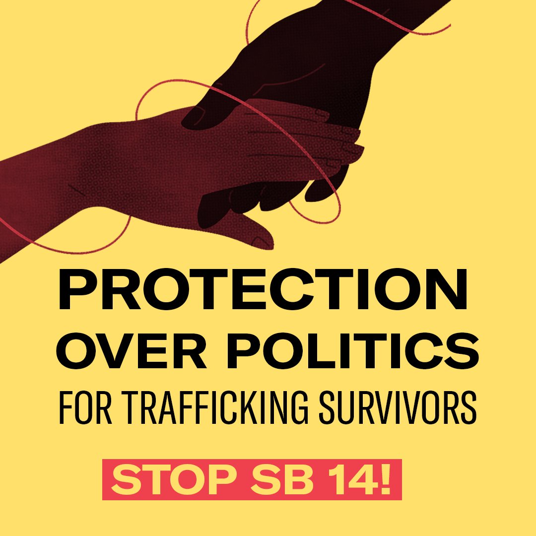 ‼️ To be clear: SB 14 does NOT make human trafficking of minors a felony — that is existing CA law. 

What it actually does → By putting politics over protection, it expands the overly-racialized Three Strikes Law &amp; risks ensnaring victims, including minors. #ProtectSurvivors