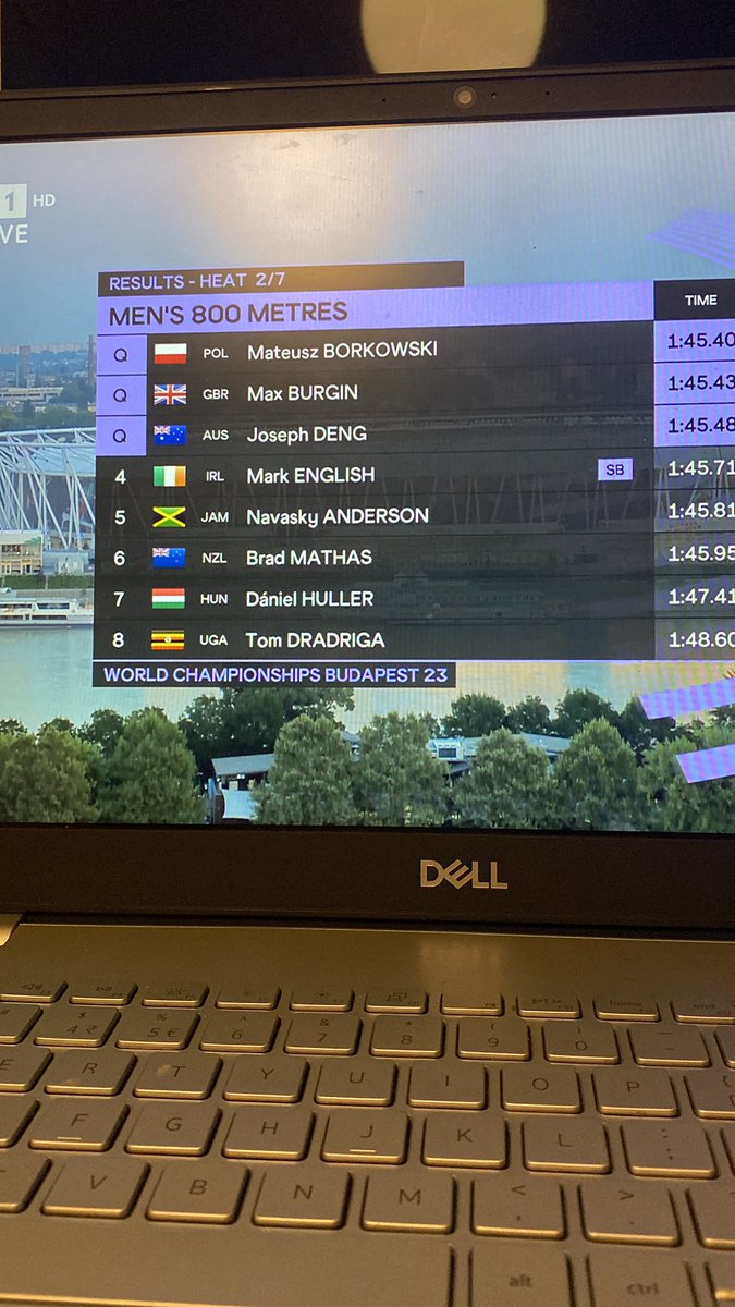 m_moniodi's tweet photo. Our days lately stuck infront of the pc watching #trackandfield #Budapest2023 🏃 https://t.co/SOf36wGGe7