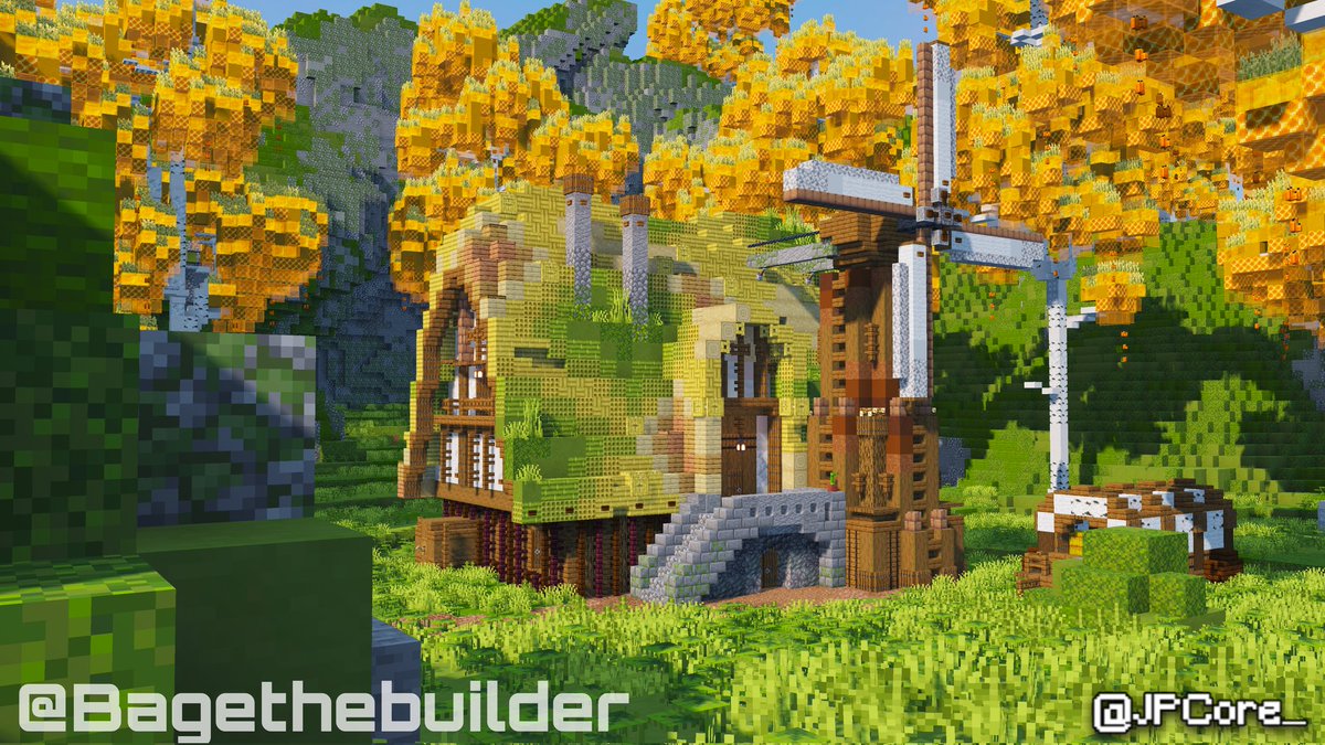 A Bamboo cottage collab with <a href="/TheJPCore/">Jp</a> #FeatureMeMinecraft  
#Minecraft #Minecraftbuilds #minecraft建築コミュ