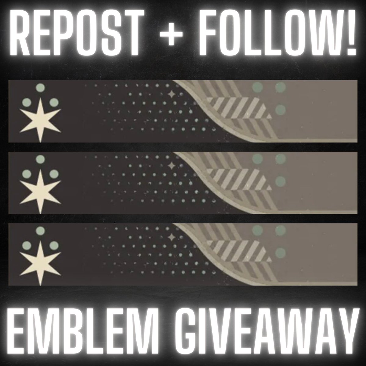 DESTINY 2 EMBLEM GIVEAWAY! REPOST + FOLLOW @LUCKYY10P #Destiny2 #D2 #Bungie #TheFinalShape