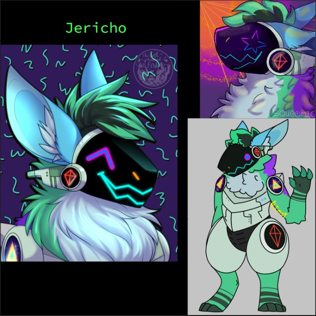 BryTheGamer's tweet photo. @Violet_Cross18 Here's my refsheet, protogen called Jericho

5'7 ft tall and uh yeah, E https://t.co/ZuXjIQtKjd