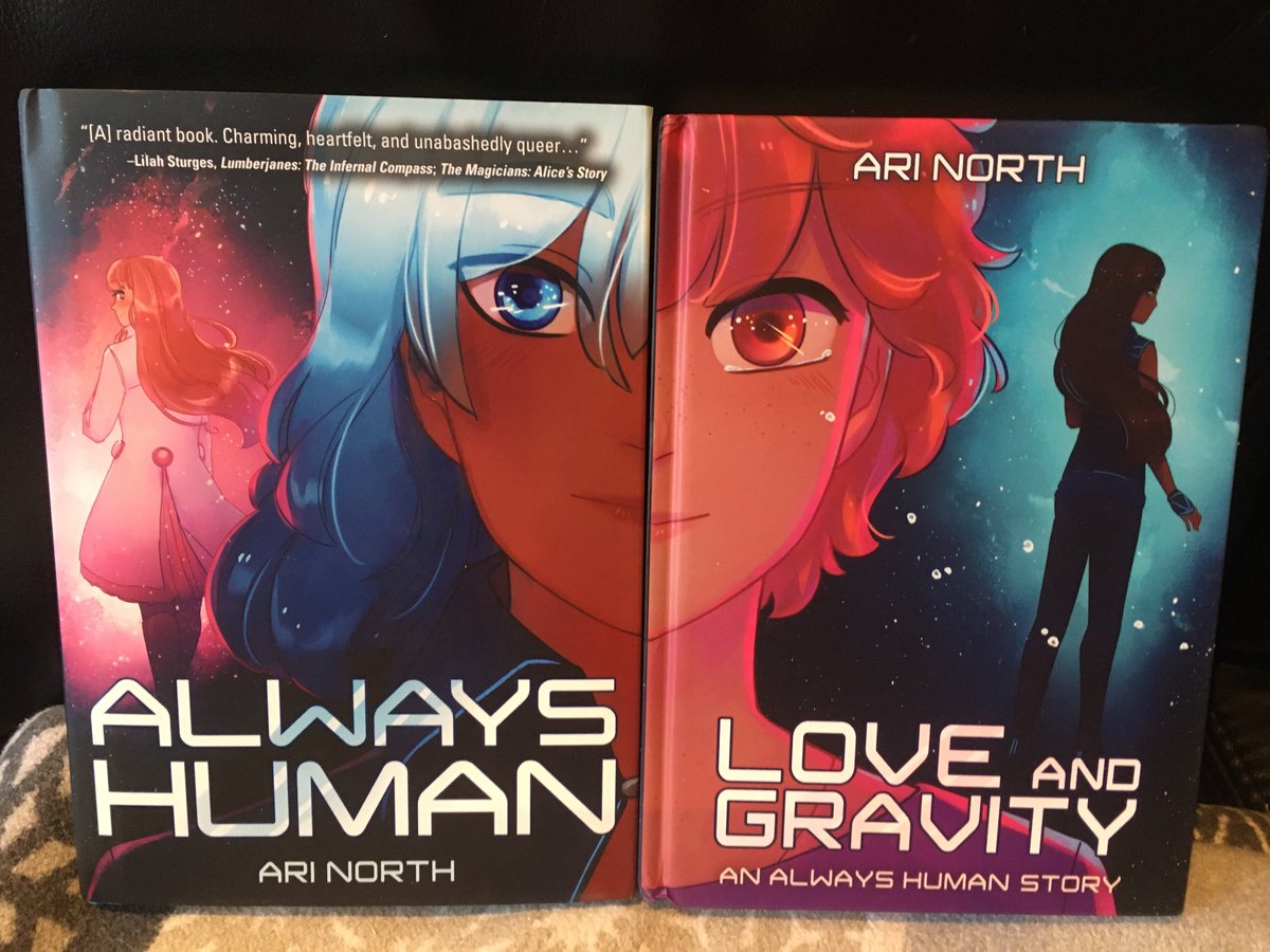 Aaah! My copy of Always Human and Love & Gravity by @walking_north arrived today! I wasn’t expecting it for another week or two! I’m so excited to read it again, it’s been years since my last reading of it.