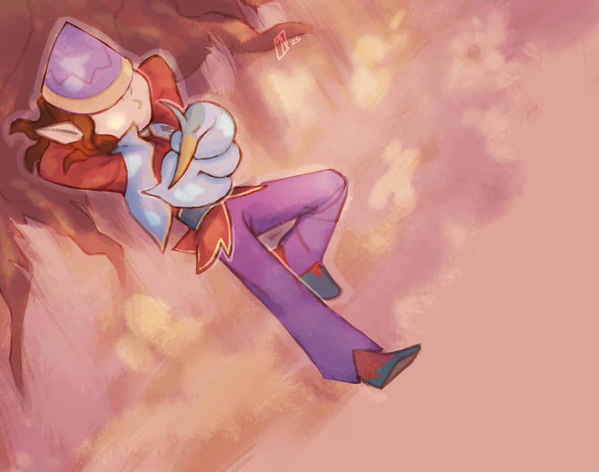 ManyNamesArt's tweet image. More heron witch #tohfanart #theowlhousefanart #witchsona