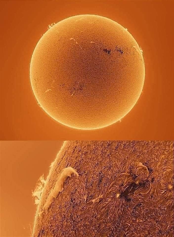 Incredibly detailed photograph of our Sun