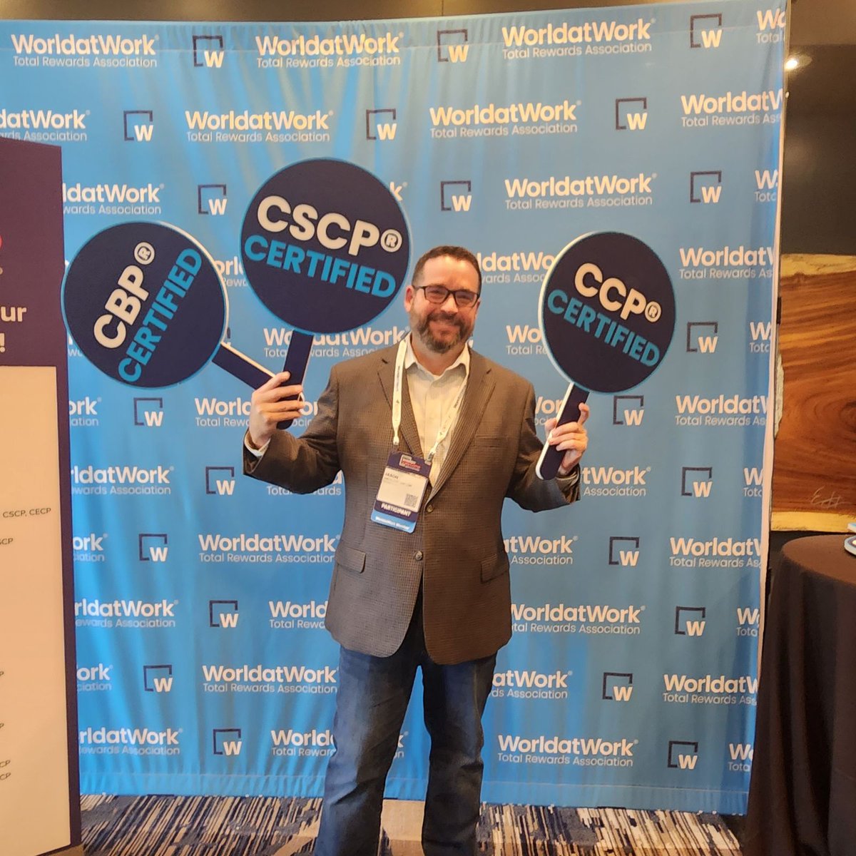 WorldatWork's tweet image. Congratulations on the new certifications! We love to see them! @Worldatwork #SalesComp23 is the perfect opportunity to explore our many certifications, all designed to address the top topics in the world of people management!