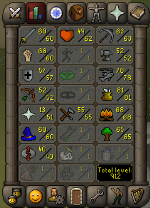 TakingCoins's tweet photo. Havent played OSRS in forever but enjoying my little f2p iron :) https://t.co/vVGSux7Pyi