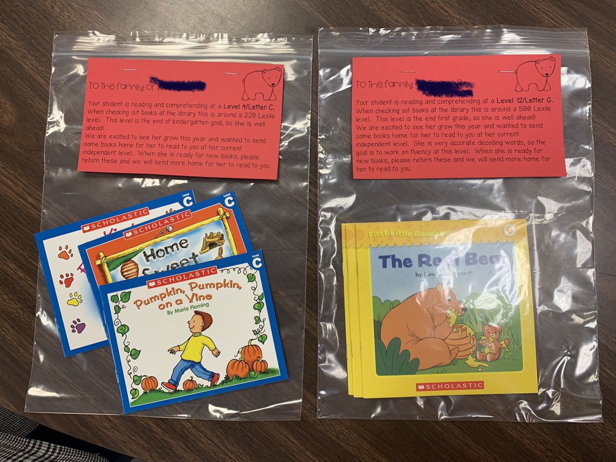 Building some take home book bags this week for kinder readers. These two are headed home with NRE ‘veterans’ who spent last year in RISD PreK. #proud2benre #risdgreatness #risdweareone #thanksMrsHudgins #risdprek