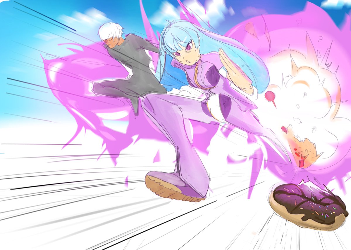 EvrythingisKula's tweet image. Kula and K' making the dash! #KOFXV #FGCArt #FGC #KOF #KulaDiamond