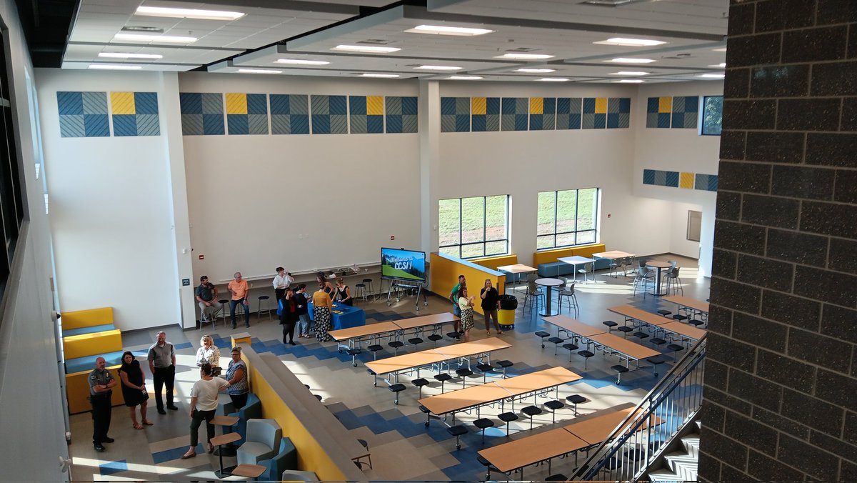 JeremyRGibbs's tweet photo. The official ribbon-cutting at the new Cherokee County Schools of Innovation campus. A beautiful new school welcoming students for the first time on Monday! https://t.co/azd0manMHl
