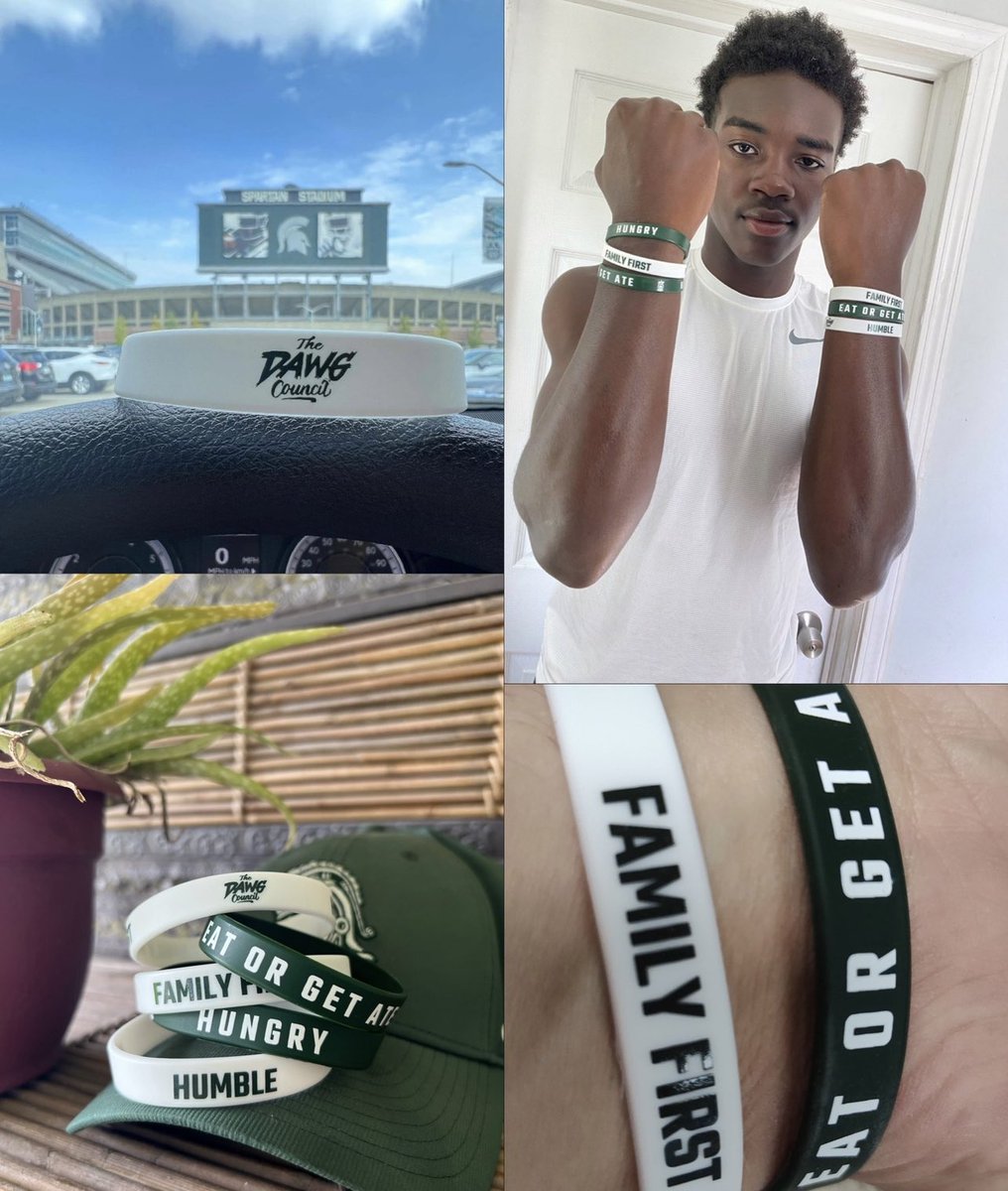 🚨 TheDawgCouncil.com is officially live 🔥🔥 I will be sending 3 people a pair of bracelets for free this week! 🏈 you just need to

•Be following this page 
•Like &amp;Retweet this post

That’s it 🔥🔥
I’ll announce the winners tommorow at 5 pm
#GoGreen #GoWhite #TheDawgWay