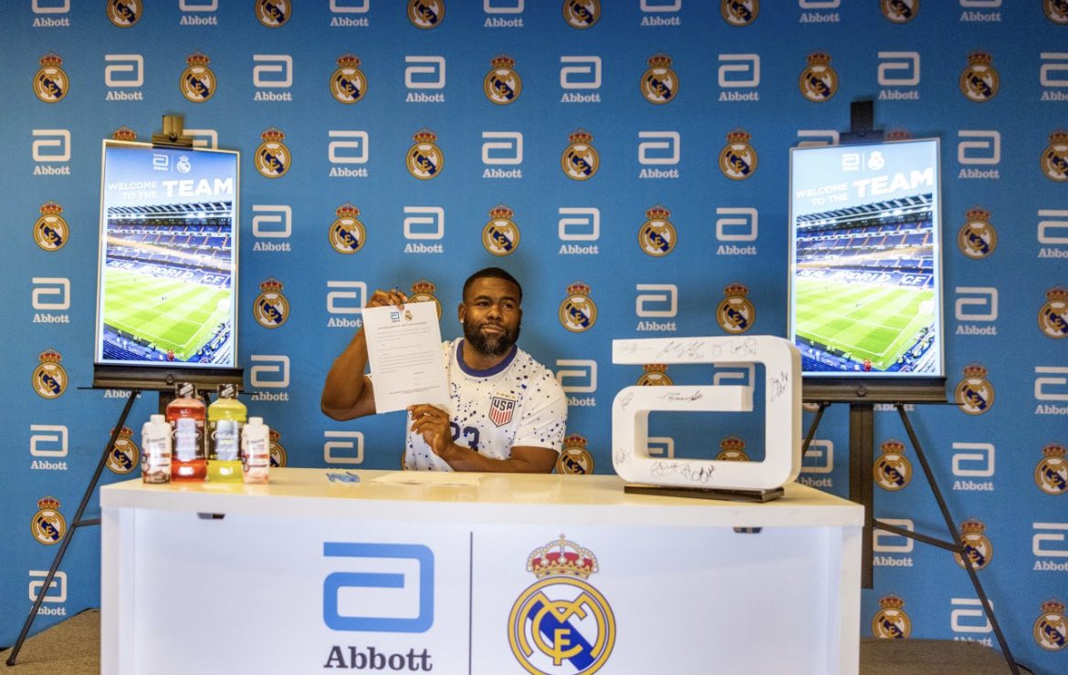 soboltweets's tweet photo. Selects from last month’s Champion’s Tour 2023 activation for Abbott and Real Madrid. SOBOL led on full event production including fabricated exterior game stations &amp; an interior media day station, with auxiliary branding throughout. https://t.co/n8RILBClei