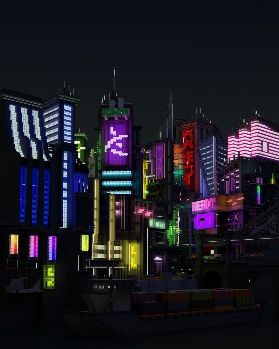 _Nicklax_'s tweet photo. Wanted to learn how to render for some time, finally got to it! Here's a different perspective from our Cyberpunk Race Map on @Cytooxien https://t.co/FTZgeBjQQ7