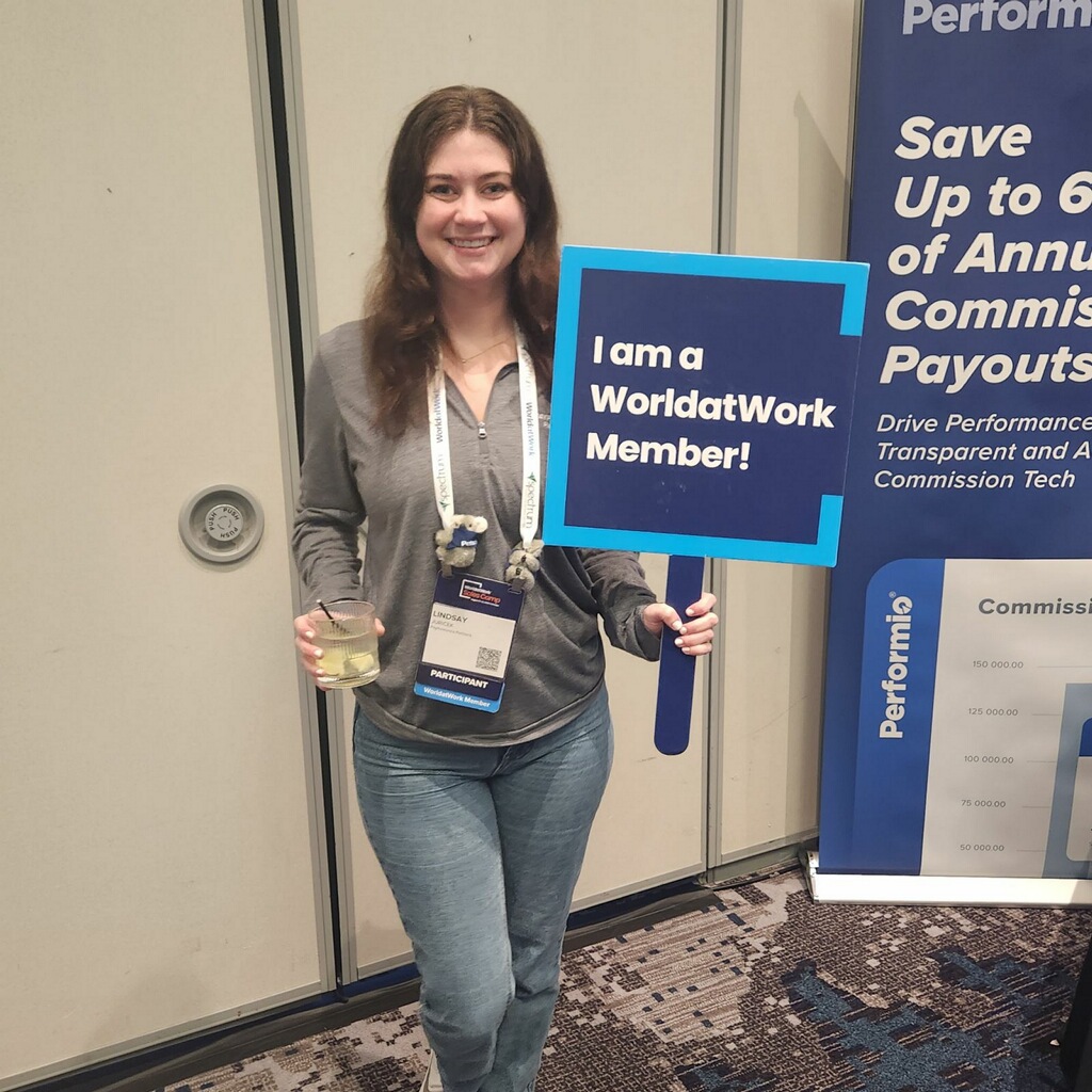 WorldatWork's tweet image. Thanks to these proud @WorldatWork members! You should become a member too! Stop by the booth here at WorldatWork #SalesComp23 and ask us about the amazing benefits of membership!