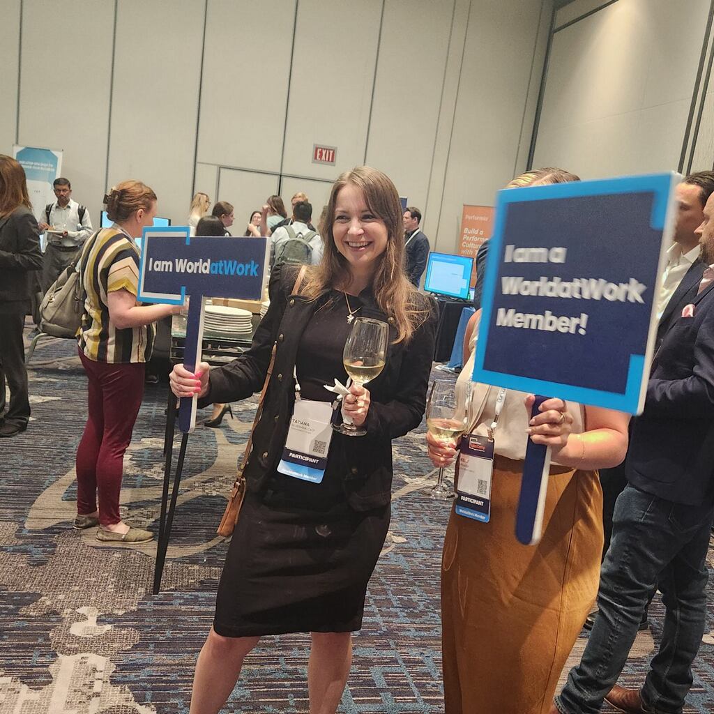 WorldatWork's tweet image. Thanks to these proud @WorldatWork members! You should become a member too! Stop by the booth here at WorldatWork #SalesComp23 and ask us about the amazing benefits of membership!
