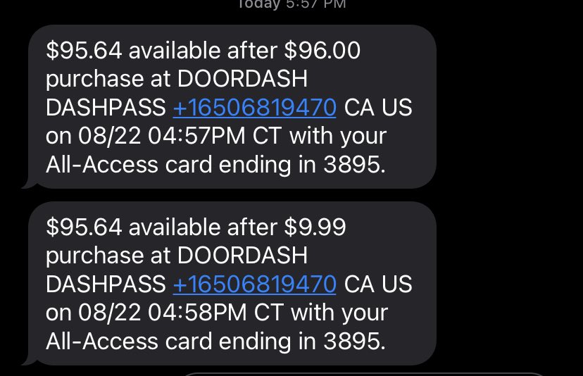 swo75's tweet photo. @DoorDash_Help DoorDash just took 96.64 &amp; another 99.99 I need my refund asap been on the phone on hold for 25 minutes https://t.co/bNVabON4JE