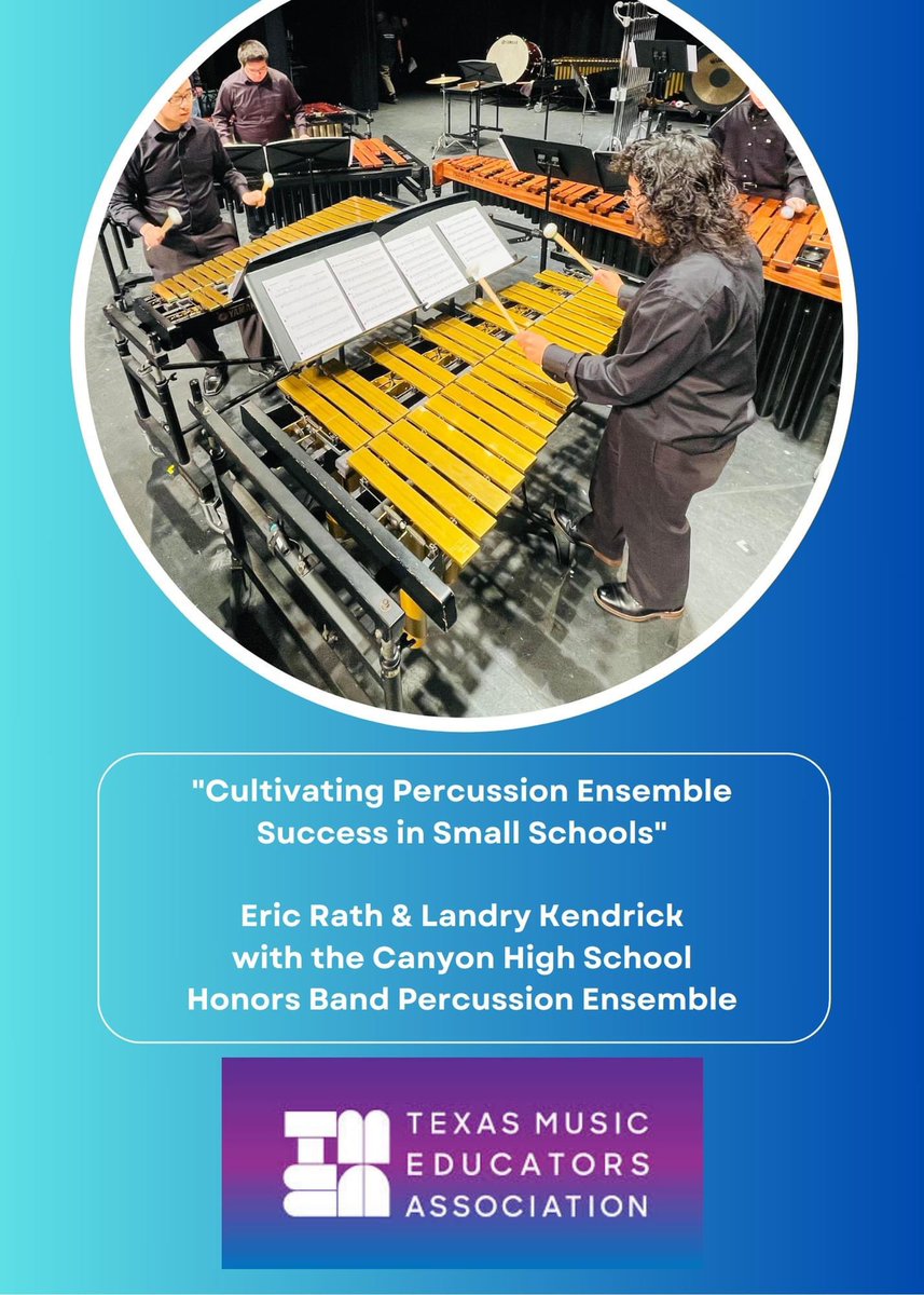 SoaringPride's tweet photo. Big News! 

Our percussion ensemble is heading to San Antonio in February, 2024 for the Texas Music Educators Association annual Convention! https://t.co/hDEHDQC0U1