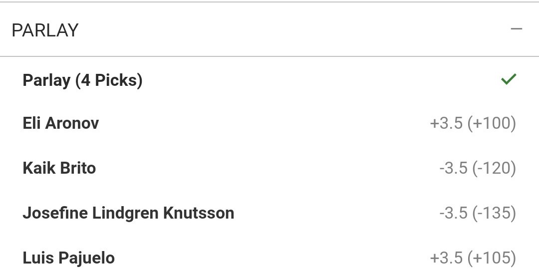 Long Shot Freebie for DWCS tonight
+1209 

#glovetalk #UFC