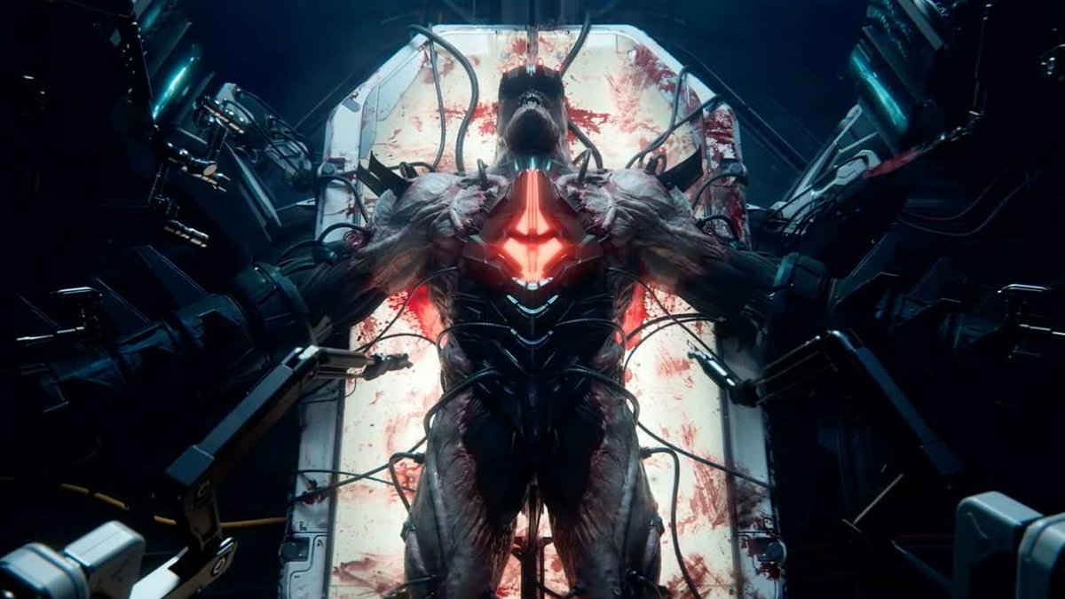 IGN's tweet photo. At #gamescom2023 Opening Night Live, we got our first look at Killing Floor 3. Here's a look at a gruesome breed of mechano-zombie that you'll surely fight through hordes and hordes of in the upcoming sequel: https://t.co/JmshqPbL8I https://t.co/v3NAPuqu96