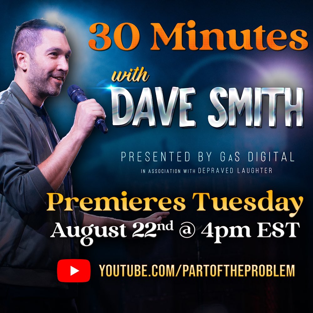 Go watch and share <a href="/ComicDaveSmith/">Dave Smith</a>’s latest special!!! youtu.be/XGK1SXNMG44