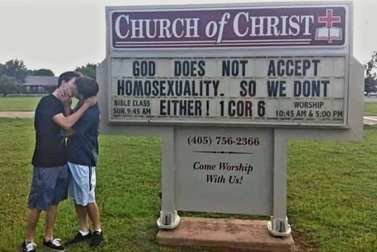 WhereTrueLoveIs's tweet image. #churchsign &amp;amp; #PictureOfTheDay