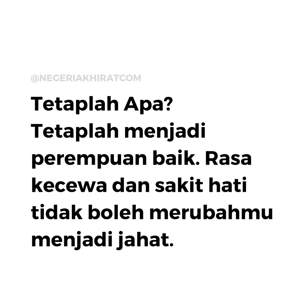 Pesan untuk para perempuan 📌