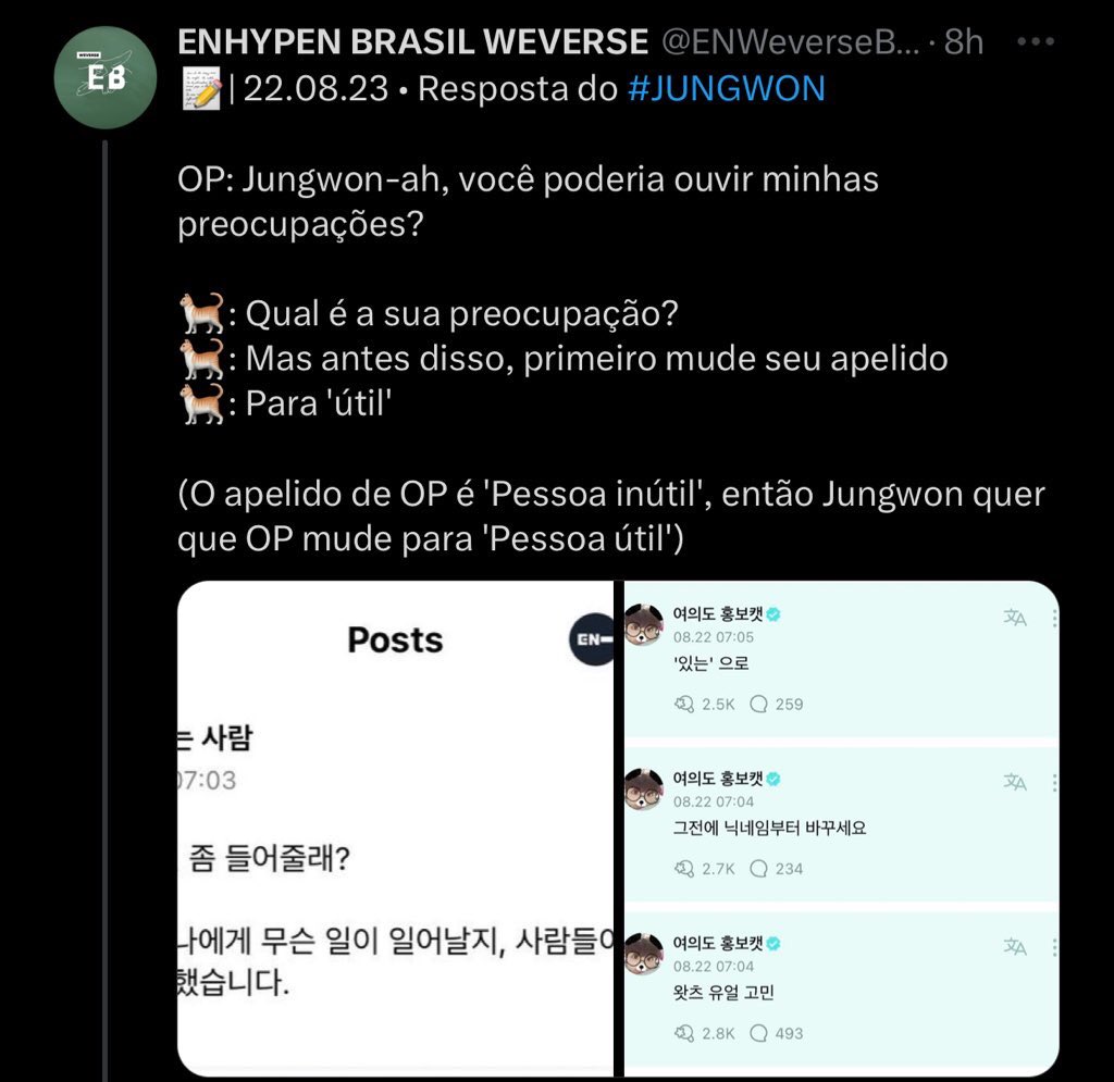 jungwonprince's tweet photo. ai mano, o jungwon esperou real o engene responder sobre suas preocupações:( https://t.co/1tAOxs7Lrd