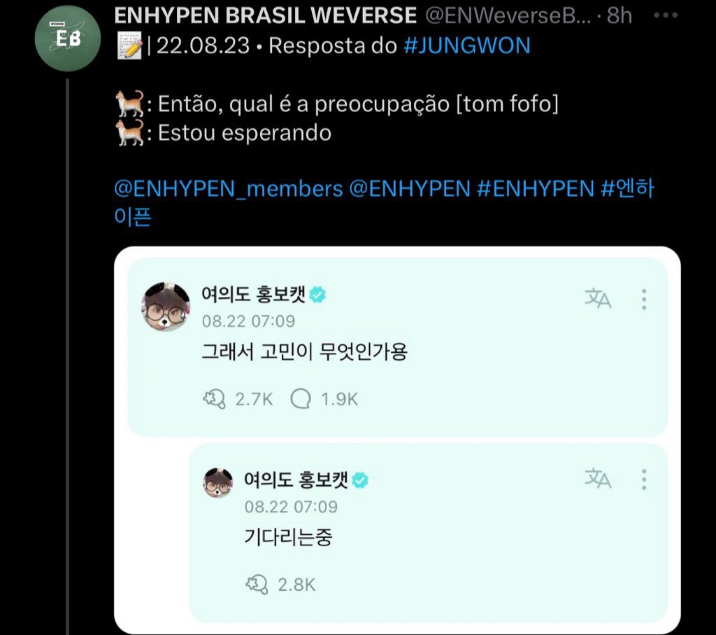 jungwonprince's tweet photo. ai mano, o jungwon esperou real o engene responder sobre suas preocupações:( https://t.co/1tAOxs7Lrd