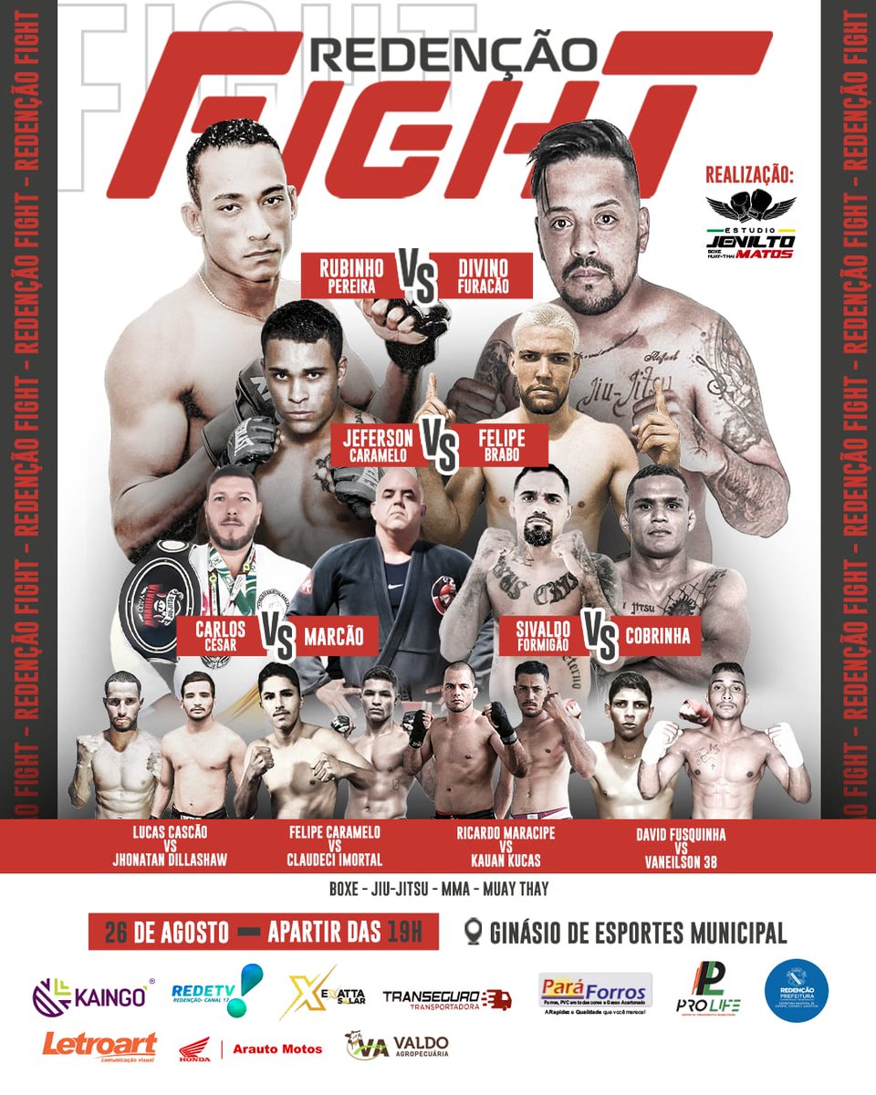 Redenção Fight 03 dia 27 de agosto