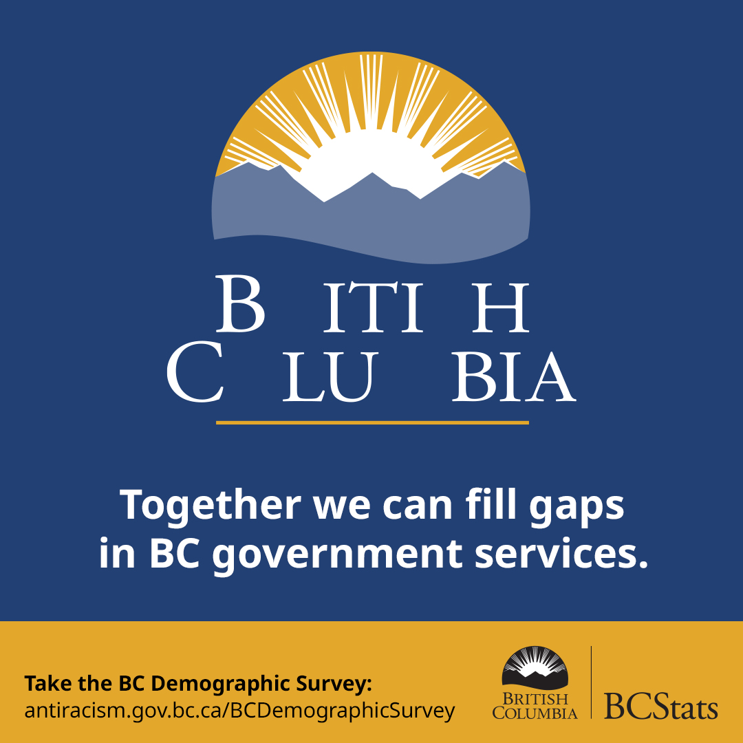 MOSAICBC's tweet photo. Share your thoughts through the BC Demographic Survey, addressing race, ethnicity, ancestry & identity. It aims to uncover obstacles to government support.
Your input paves the way for inclusivity: https://t.co/RDfVng0kmR
@BCGovNews @mableelmore @NikiSharma2
#AntiRacistBC https://t.co/IEROZnTzio