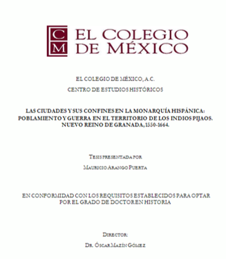 ColmecasA's tweet photo. #RepositorioColmex
Te invitamos a leer "Las ciudades y sus confines en la monarquía hispánica: poblamiento y guerra en el territorio de los indios pijaos, Nuevo Reino de Granada, 1550-1664", #tesis del Dr. Arango Puerta, #Colmecaalumni del @CEHColmex.
https://t.co/2gylXbl7tz https://t.co/oU6kN1svIy
