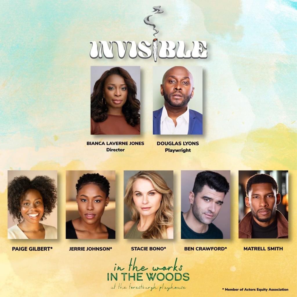 Invisible. My new play in conversation with a Broadway play I saw a couple years back. In The Works In The Woods Festival/ @FBPlayhouse is the 4th institution to get behind this work. I can't wait to giggle in the sandbox next month.