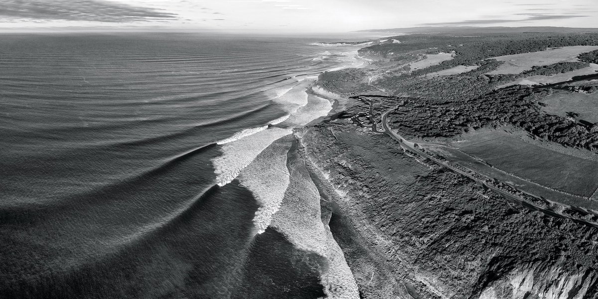 The landscape at Bells and Winki wrapped in the kind of silvery ribbons surfers will happily sell their souls for. 

Make sure to check out the ‘Full Circle’ feature on Steve Ryan in our new mag. Steve has been photographing surfing in Victoria for the better part of half a