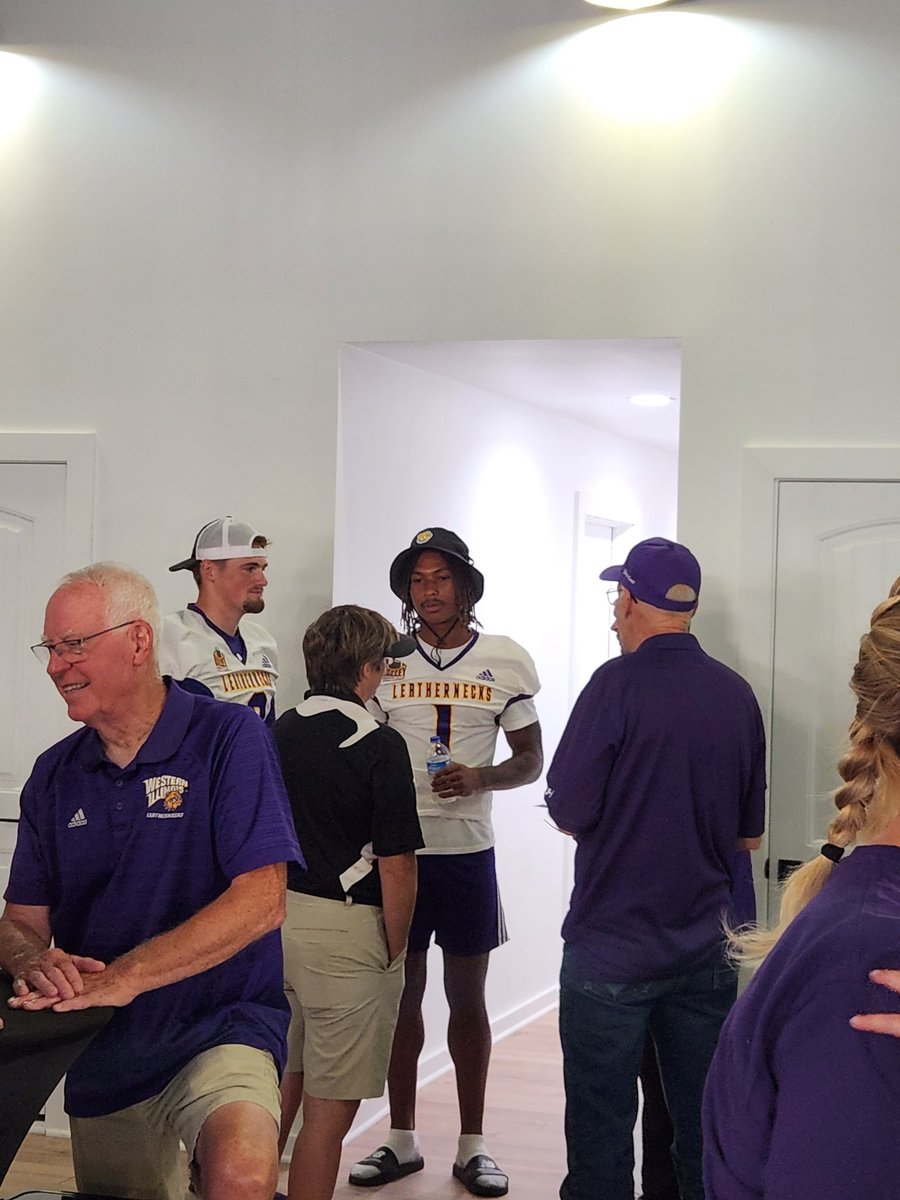 Western Illinois Leathernecks (@wiuathletics) on Twitter photo Thank you to our student-athletes, coaches, and <a href="/LeatherneckClub/">WIU Leatherneck Club</a> members for coming out for our fall sports meet and greet. Also, thank you to The Small Towner for hosting. Thank you to our student-athletes, coaches, and <a href="/LeatherneckClub/">WIU Leatherneck Club</a> members for coming out for our fall sports meet and greet. Also, thank you to The Small Towner for hosting.