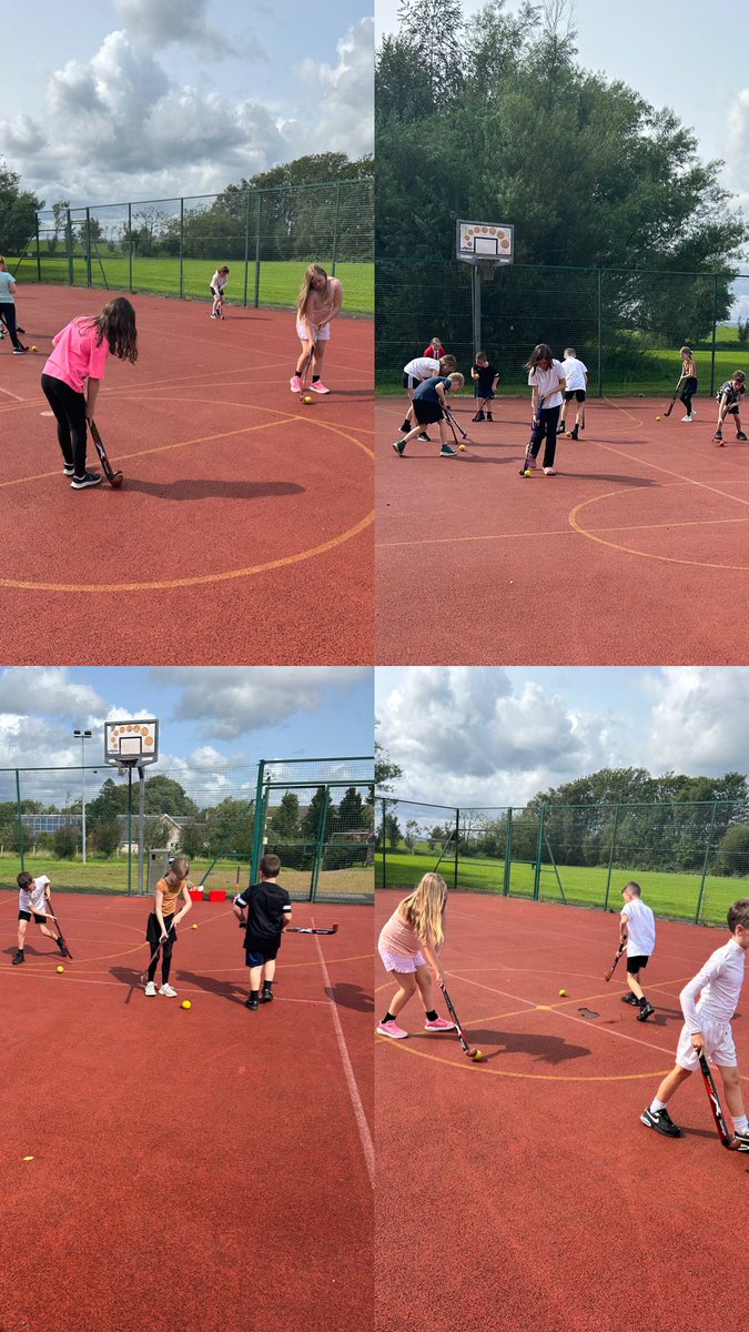 Primary 4-7 had their first PE session yesterday. This term we are learning about Invasion Games with a specific focus on Hockey 🏑 This week we were developing our dribbling skills!