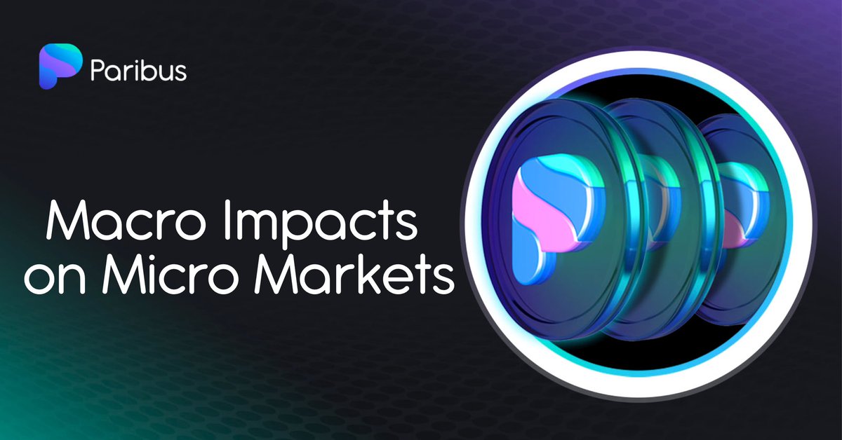 The upcoming news cycle will be filled with reasons for speculation 👀

In this article, we discuss how regardless of the narrative, price action is likely to remain stagnant for some time 😐 

Learn more:
👉 blog.paribus.io/macro-impacts-…

#Paribus #DeFi $PBX #crypto