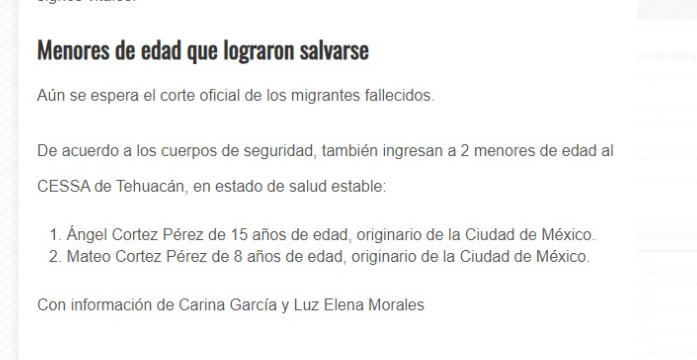 subwe's tweet photo. @Excelsior ayuden a compartir la mami de los niños que se salvaron es ANA MARGARITA PEREZ ROBLERO ESTA DESAPARECIDA AL IGUALQUE SU HIJA ARANZA ALONDRA CORTEZ PEREZ, AYUDEN A LOCALIZARLAS TODA LA FAMILIA ES MEXICANA FUERON DE VACACIONES, cualquier informacion comunicarse al cel 5564457797 https://t.co/RGGa2gOoaD