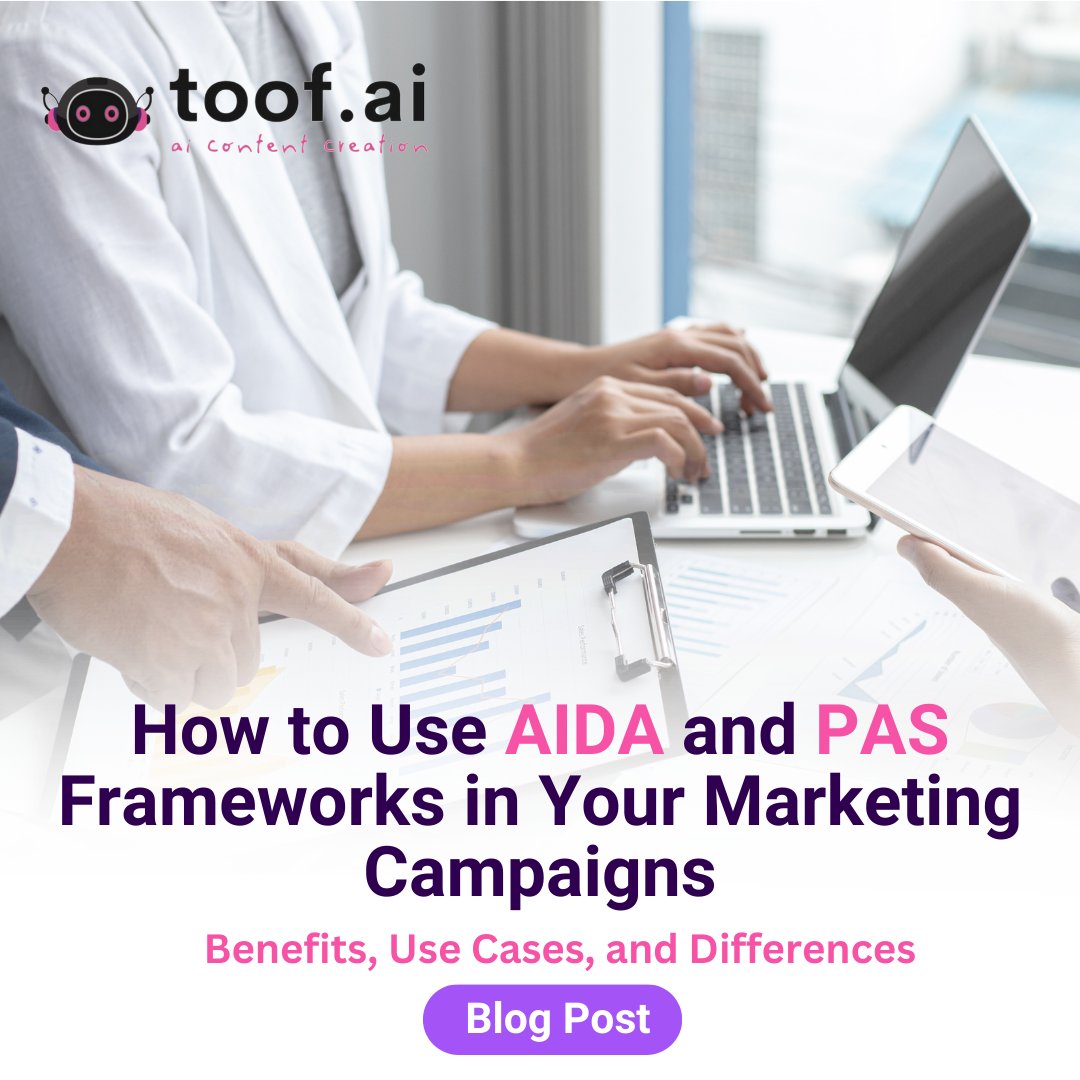 hellotoofai's tweet photo. Dive into the AIDA and PAS frameworks, two game-changers in the marketing realm. Whether you're looking to captivate your audience or present a compelling solution, these models have got you covered. 

#AIDA #PAS #MarketingMagic #ContentMastery #SEOtips #SmallBusinessBoost # https://t.co/kdydmvb23c
