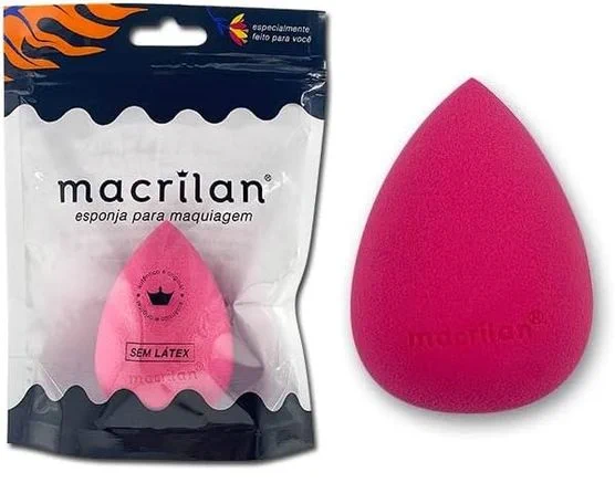 Esponja Ep09 Gota Para Maquiagem – Rosa, Macrilan