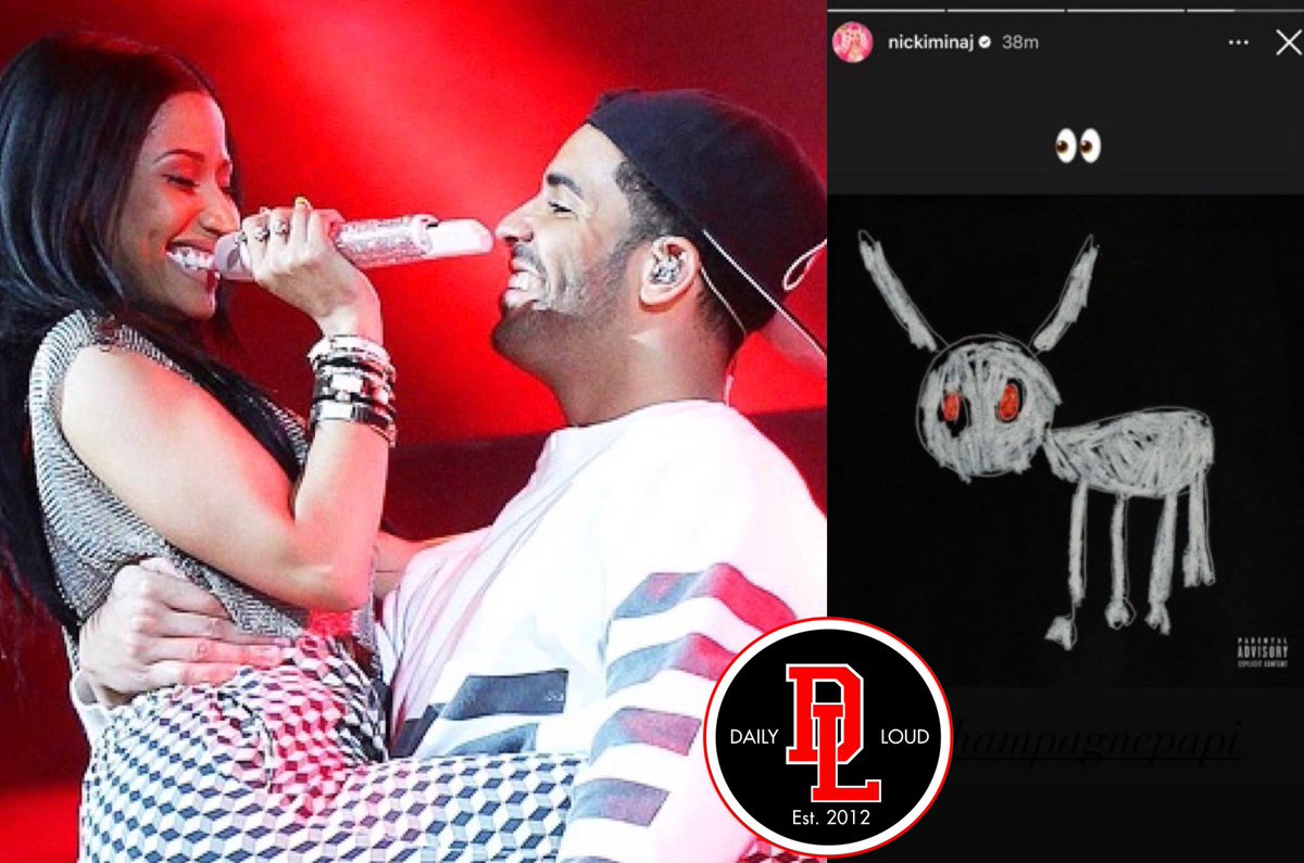 DailyLoud's tweet photo. Nicki Minaj implies that she will be on Drake’s upcoming album “For All The Dogs” https://t.co/iwlBNAXCGQ