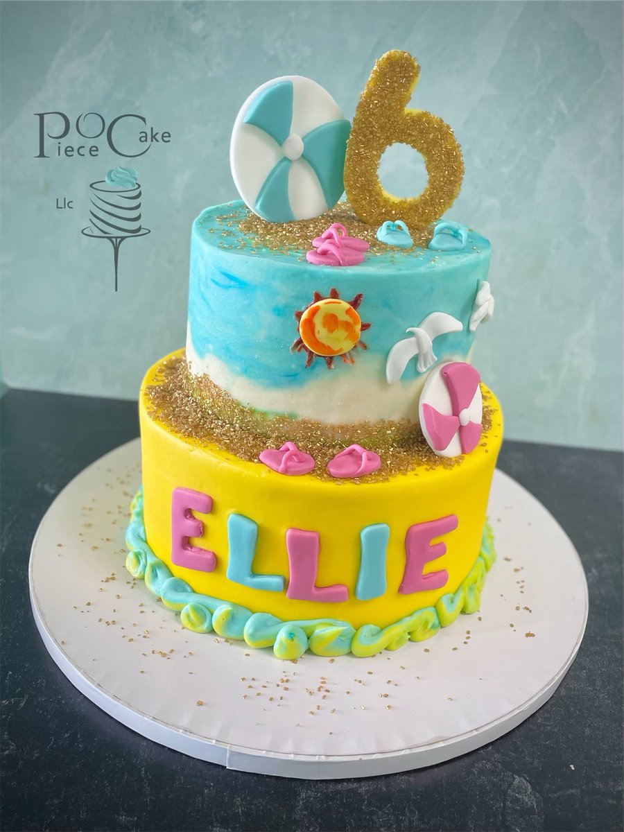 PieceOCake_LLC's tweet photo. Just beachy 🕶️🐚⛱️
.
.
#beach #beachvibes #beachcake #beachcupcakes #tropicalcake #tropicalcupcakes #shore #sand #surf #sun #customcakes #specialtycakes https://t.co/9Uks4p22hc
