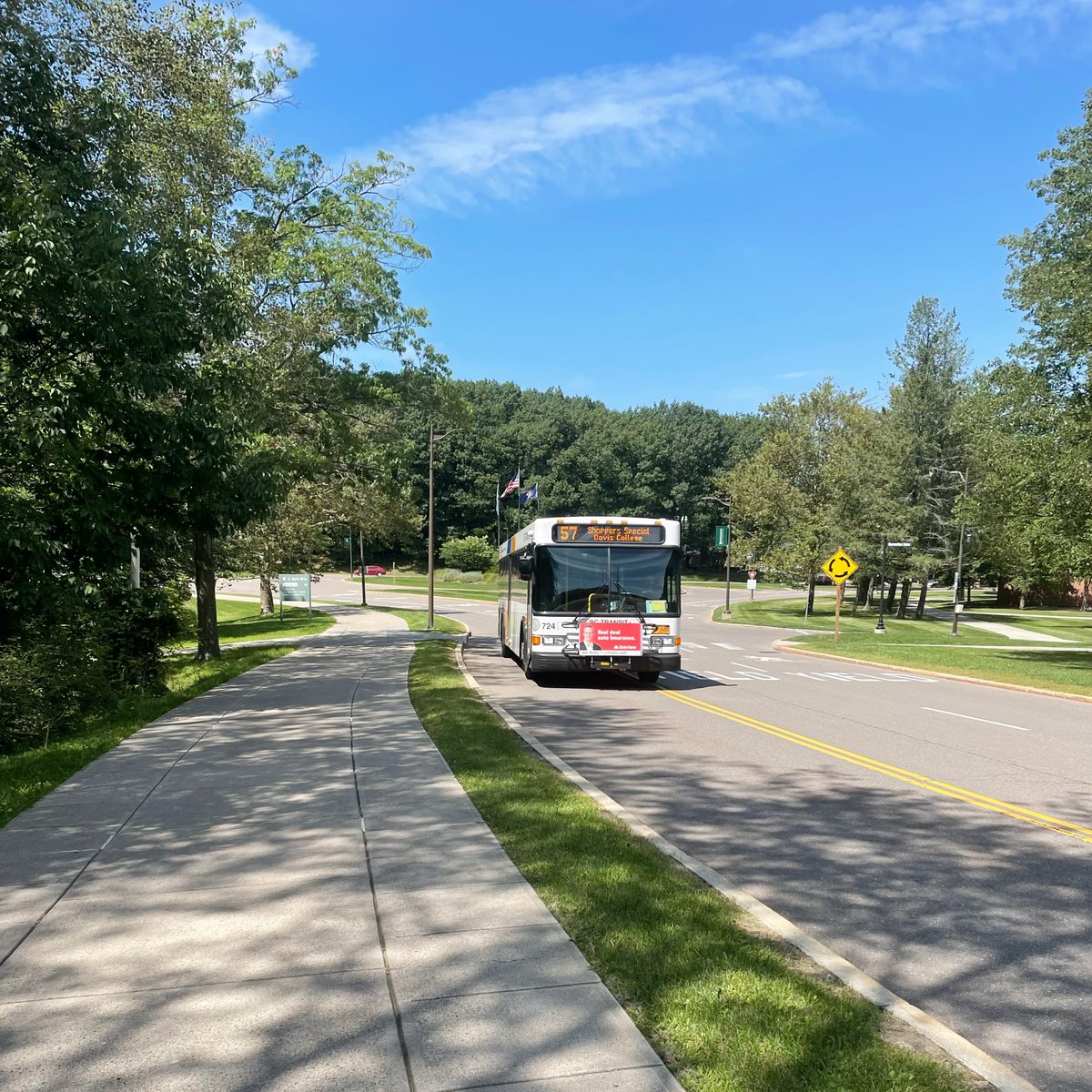 BingTAPS's tweet photo. Welcome back, Bearcats! Remember OCCT and BC Transit can get you where you need to go with just a scan of your University ID. No cost! For fall schedules, visit the link in our bio! https://t.co/zLtNoKOdBE