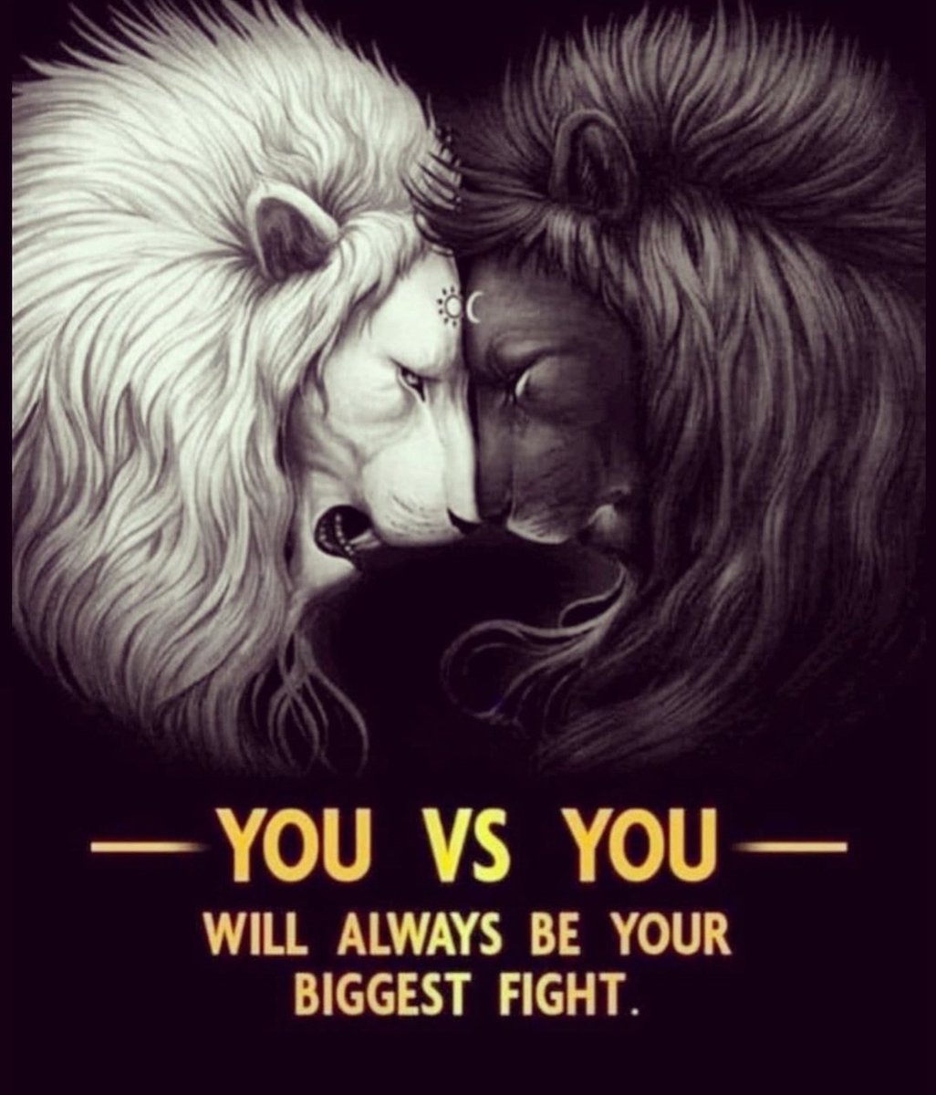 Words of Wisdom Tuesday 🦉

"Facing Yourself: Your Greatest Battle 🎭"

Along your journey of life, one truth stands solid: the most formidable adversary you will ever confront is none other than🫵. The struggle between your aspirations and doubts, your dreams and fears, echos a