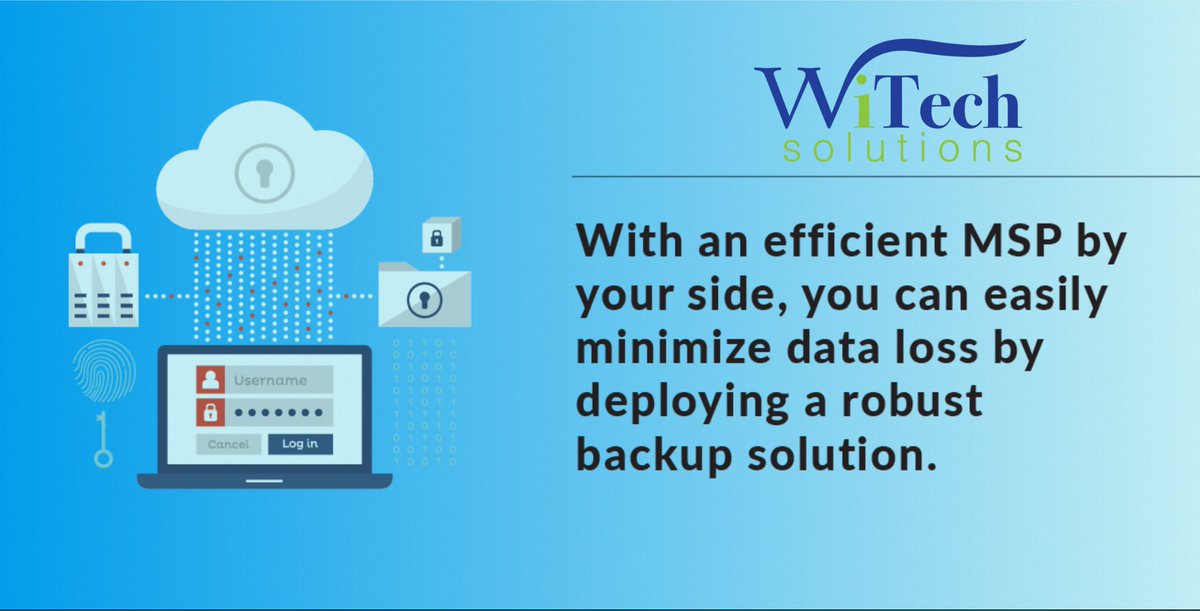 WI_Technology's tweet image. While a world without data loss would be great, it’s not the reality we live in. The only way forward is to develop effective backup strategies that protect your critical data. Find out how we can help. Call Us Today at 
(340) 715-7731 #MSP #BACKUP